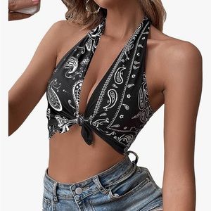 Bandana crop top